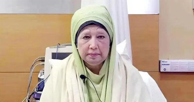 বিএনপি চেয়ারপারসন বেগম খালেদা জিয়া । ইন্টারনেট
