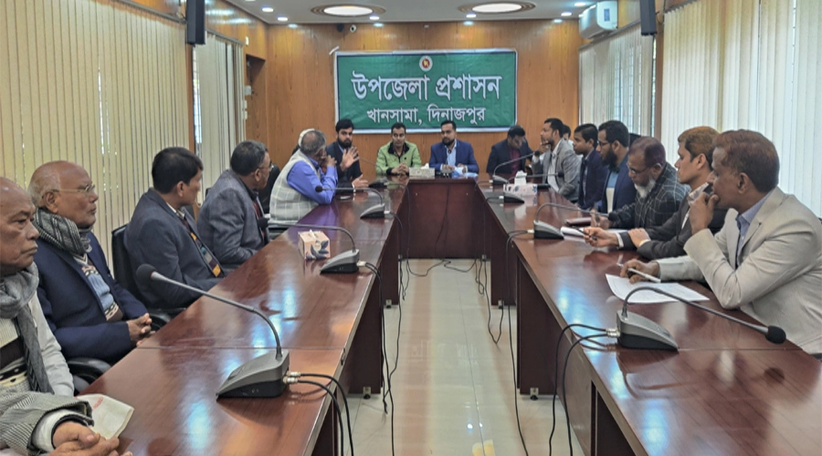 খানসামায় শহীদ বুদ্ধিজীবী দিবস ও বিজয় দিবস পালনে প্রস্তুতি সভা ¦ ছবি: প্রতিনিধি