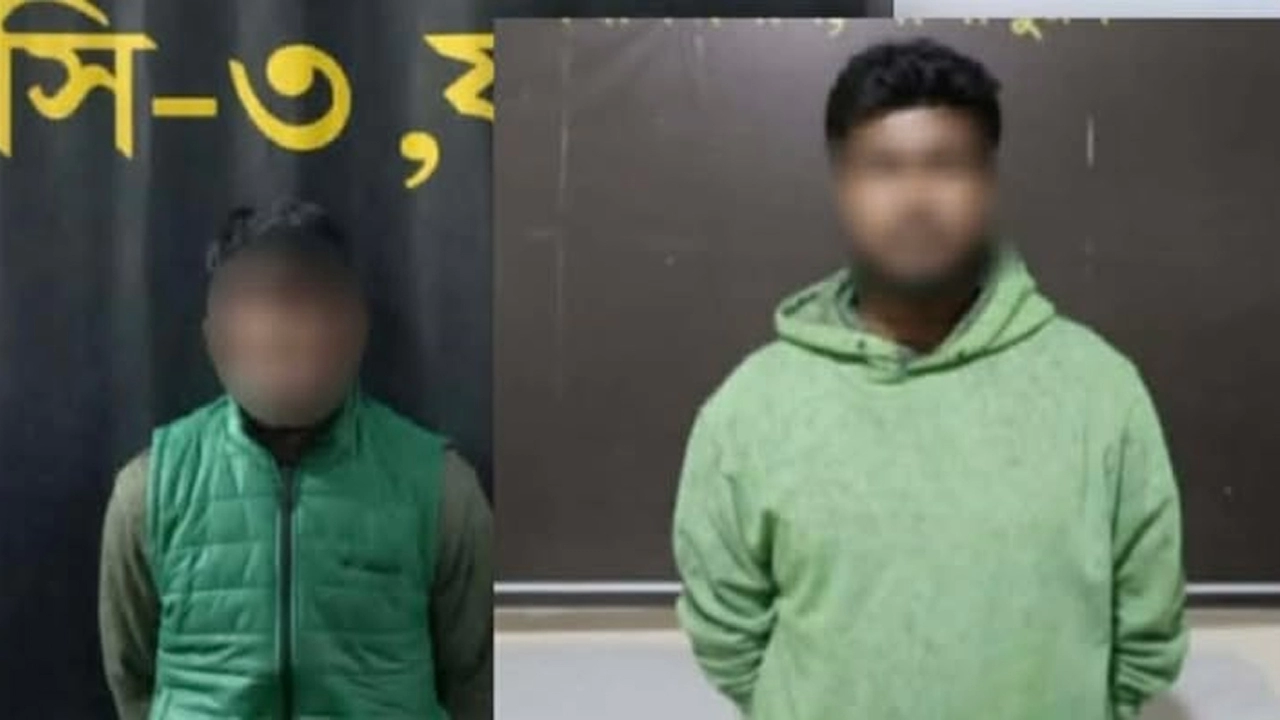 যশোরের হত্যা মামলার আসামি গাজীপুরে গ্রেফতার  ¦  ছবি:  গ্রামের কাগজ