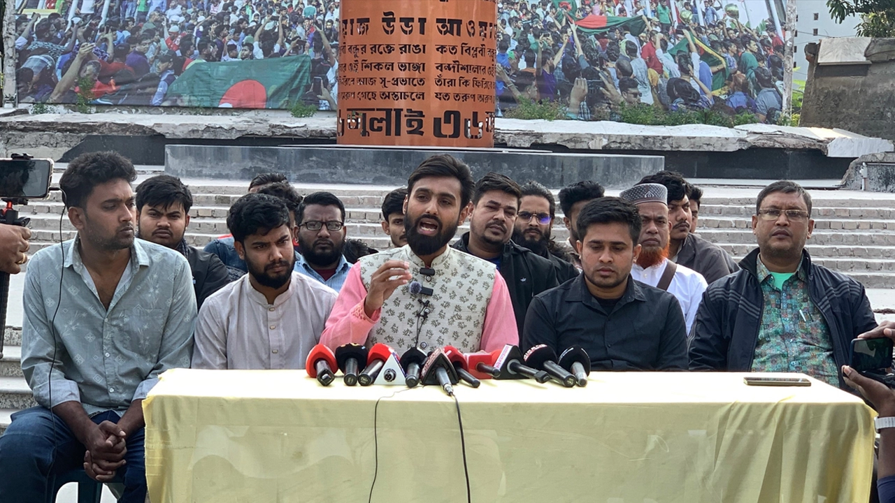 রাজশাহী এনসিপির অস্থিরতা নিয়ে জরুরি সংবাদ সম্মেলন  ¦ ছবি: হাফিজুর রহমান পান্না