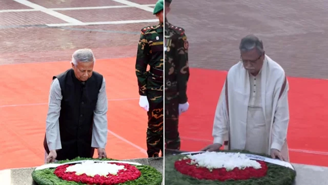 শহিদ বুদ্ধিজীবী দিবস: রাষ্ট্রপতি ও প্রধান উপদেষ্টার শ্রদ্ধা