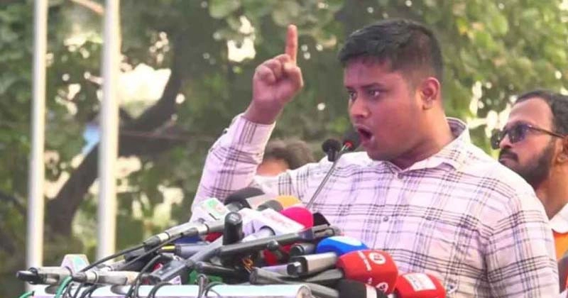 জাতীয় নাগরিক পার্টির (এনসিপি) দক্ষিণাঞ্চলের মুখ্য সংগঠক হাসনাত আব্দুল্লাহ । ছবি ইন্টারনেট