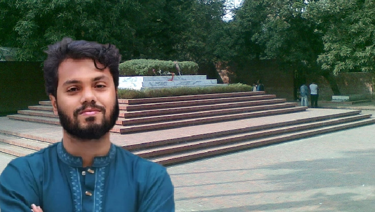 ইনকিলাব মঞ্চের মুখপাত্র শরিফ। ছবি ফাইল