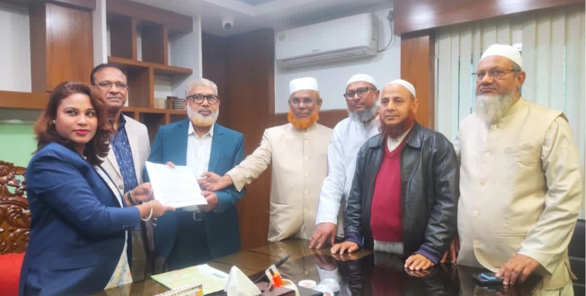 জামায়াত মনোনীত প্রার্থী ডা. মোসলেহ উদ্দিন ফরিদ। ছবি: গ্রামের কাগজ
