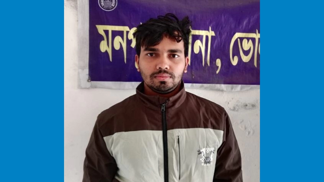 গ্রেফতারকৃত ছাত্রলীগ নেতা মো. সাগর ফরাজী