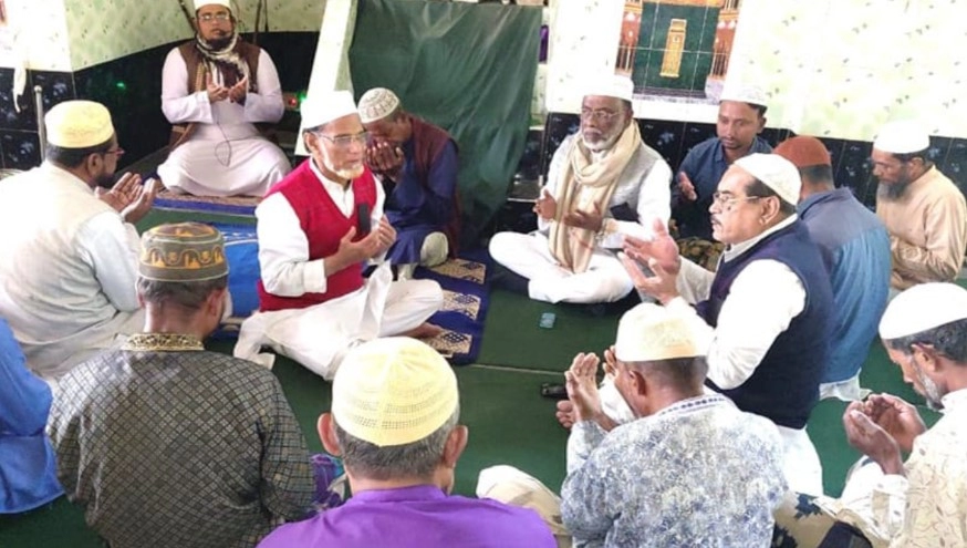 মণিরামপুরে খালেদা  জিয়ার মাগফিরাত কামনায় দােয়া