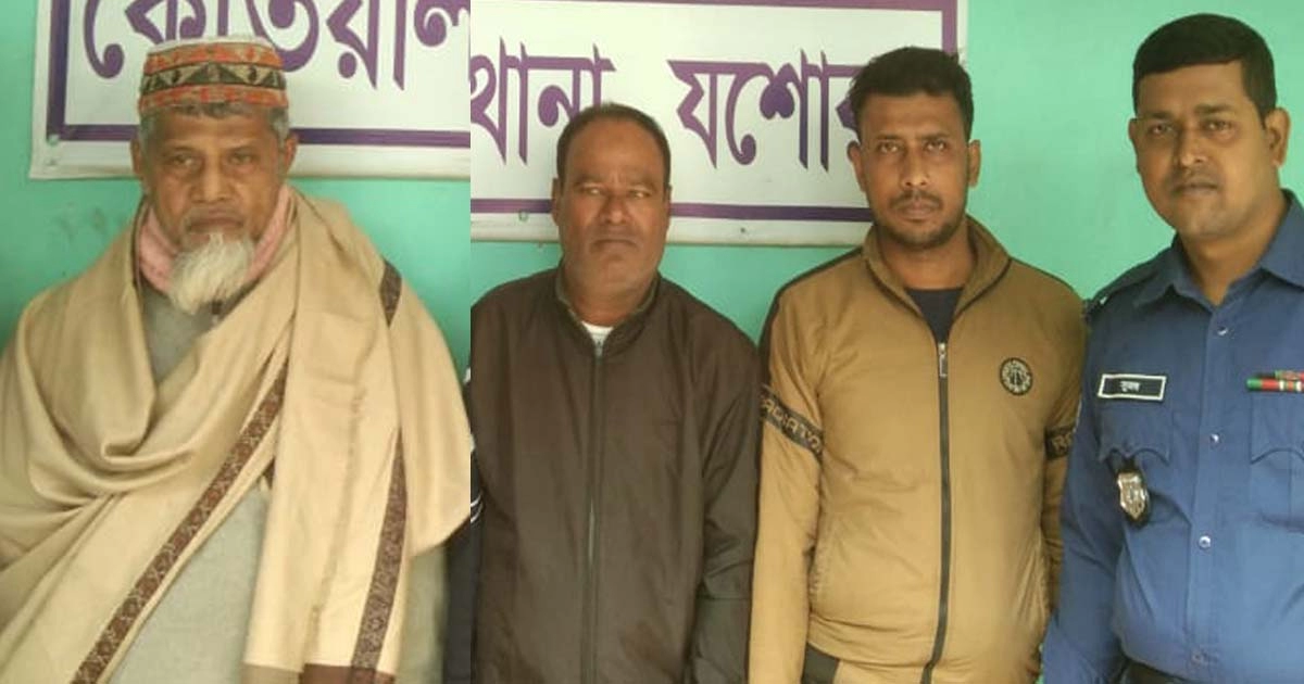 আওয়ামীলীগের তিন নেতা আটক । ছবি-গ্রামের কাগজ