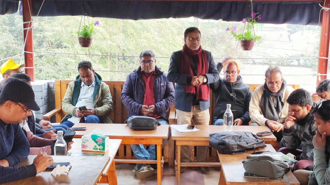 শেরপুরে সাংবাদিকদের বিরুদ্ধে মিথ্যা মামলার প্রতিবাদে সম্মিলিত সাংবাদিক জোটের নিন্দা ¦ ছবি: প্রতিনিধি