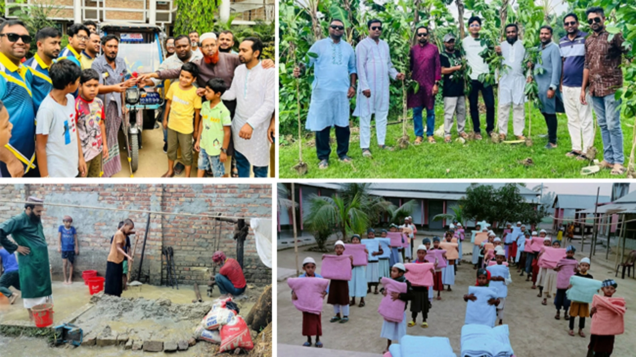 শেরপুরে মানবতার দৃষ্টান্ত: “দৌড় পরিবার” সেবার মাধ্যমে অসহায়দের স্বাবলম্বী করছে