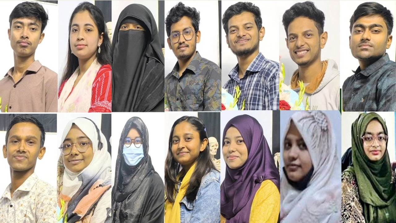 মেডিকেলে পড়ার সুযোগ পেয়েছেন  কেশবপুরের ১৪ শিক্ষার্থী । ছবি গ্রামের কাগজ