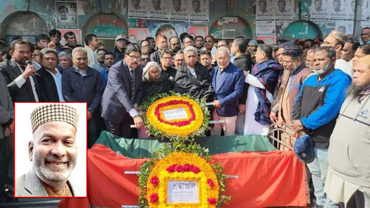 যশোর জেলা যুবদলের সাবেক সভাপতি এহসানুল হক মুন্নার জানাজা ও দাফন সম্পন্ন