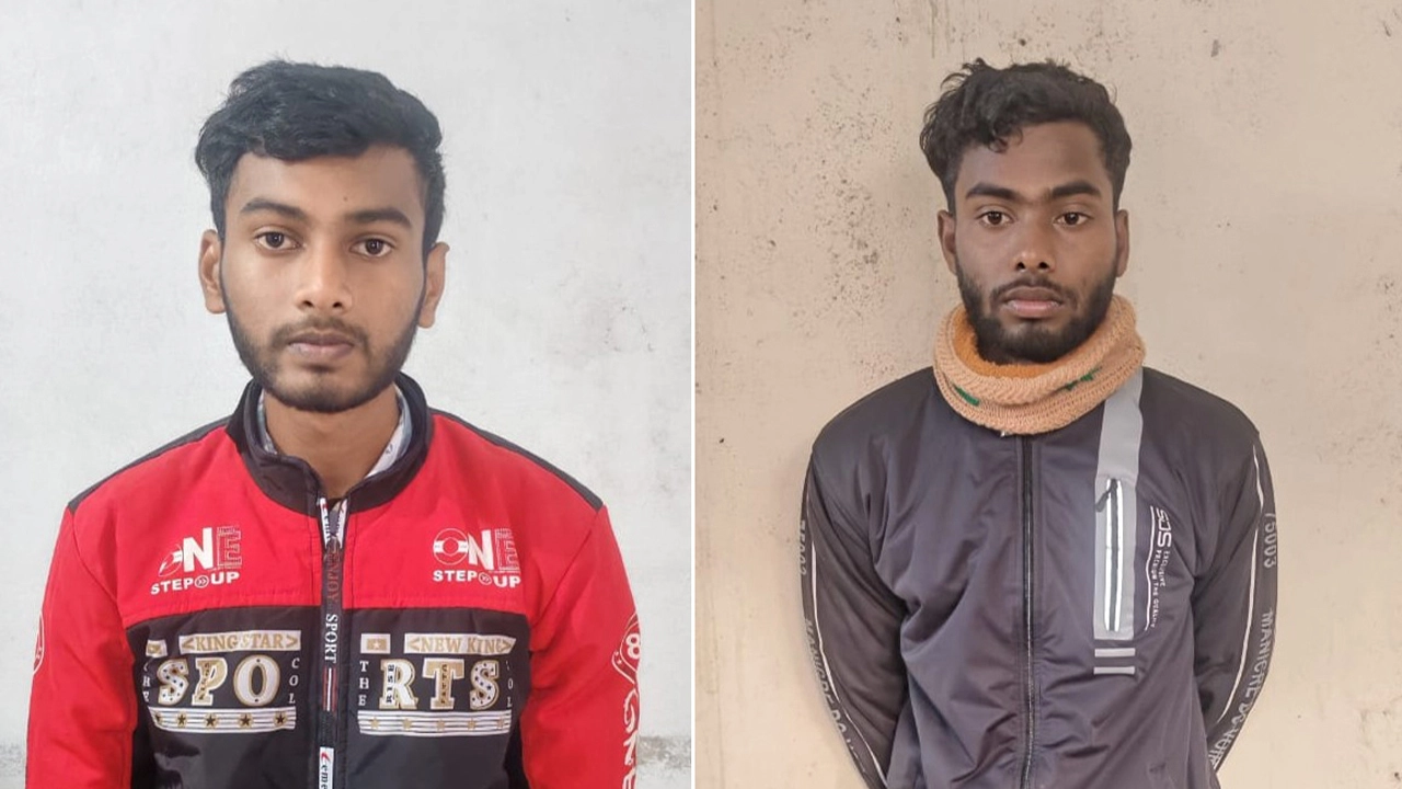 শেরপুরে ধান ব্যবসায়ী হত্যাকাণ্ডে জড়িত দুই আসামি গ্রেপ্তার ¦ ছবি: প্রতিনিধি