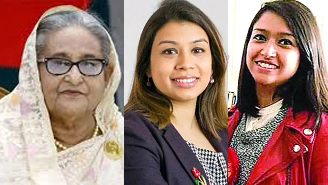 শেখ হাসিনা-টিউলিপ-আজমিনা