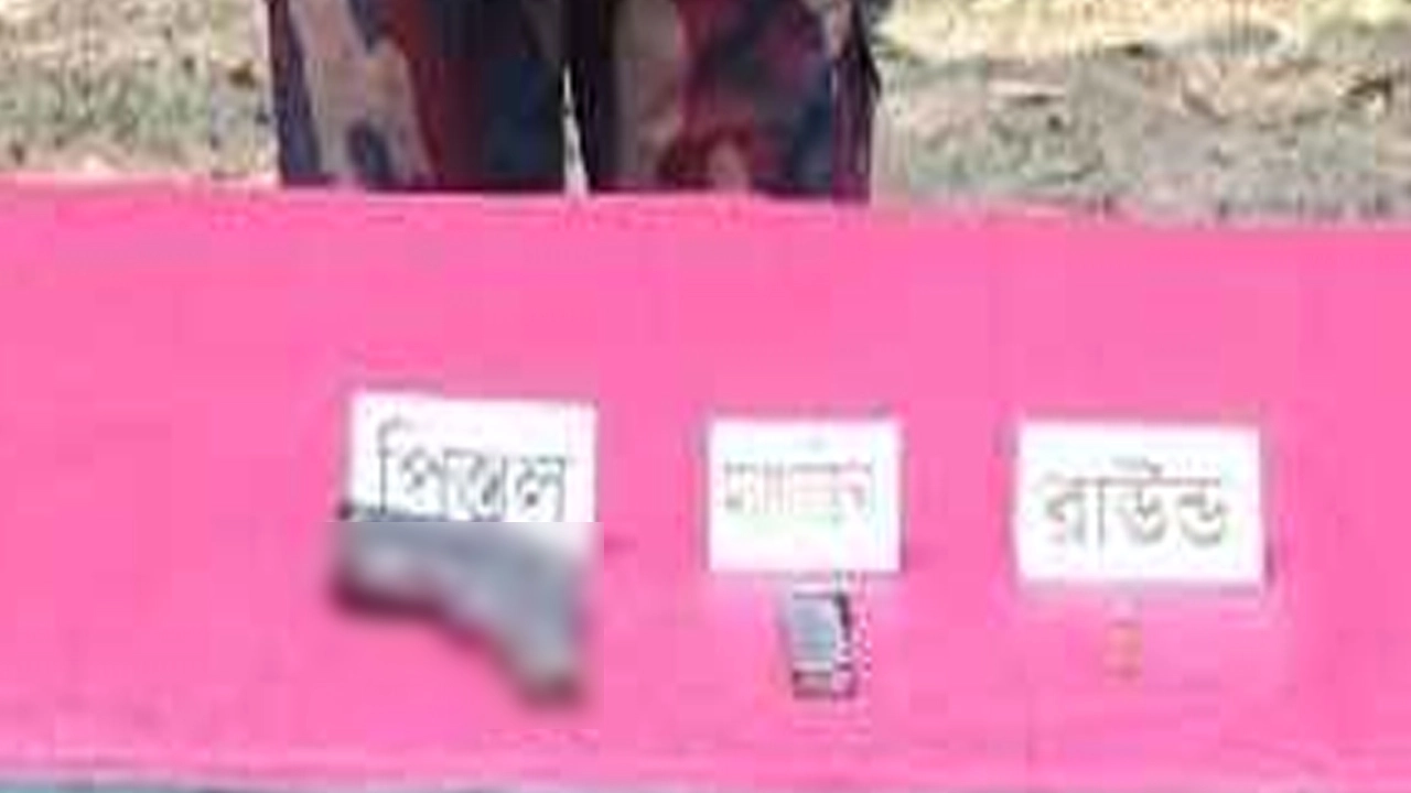 লালমনিরহাট সীমান্তে বিজিবির অভিযানে পিস্তল ও গুলি জব্দ