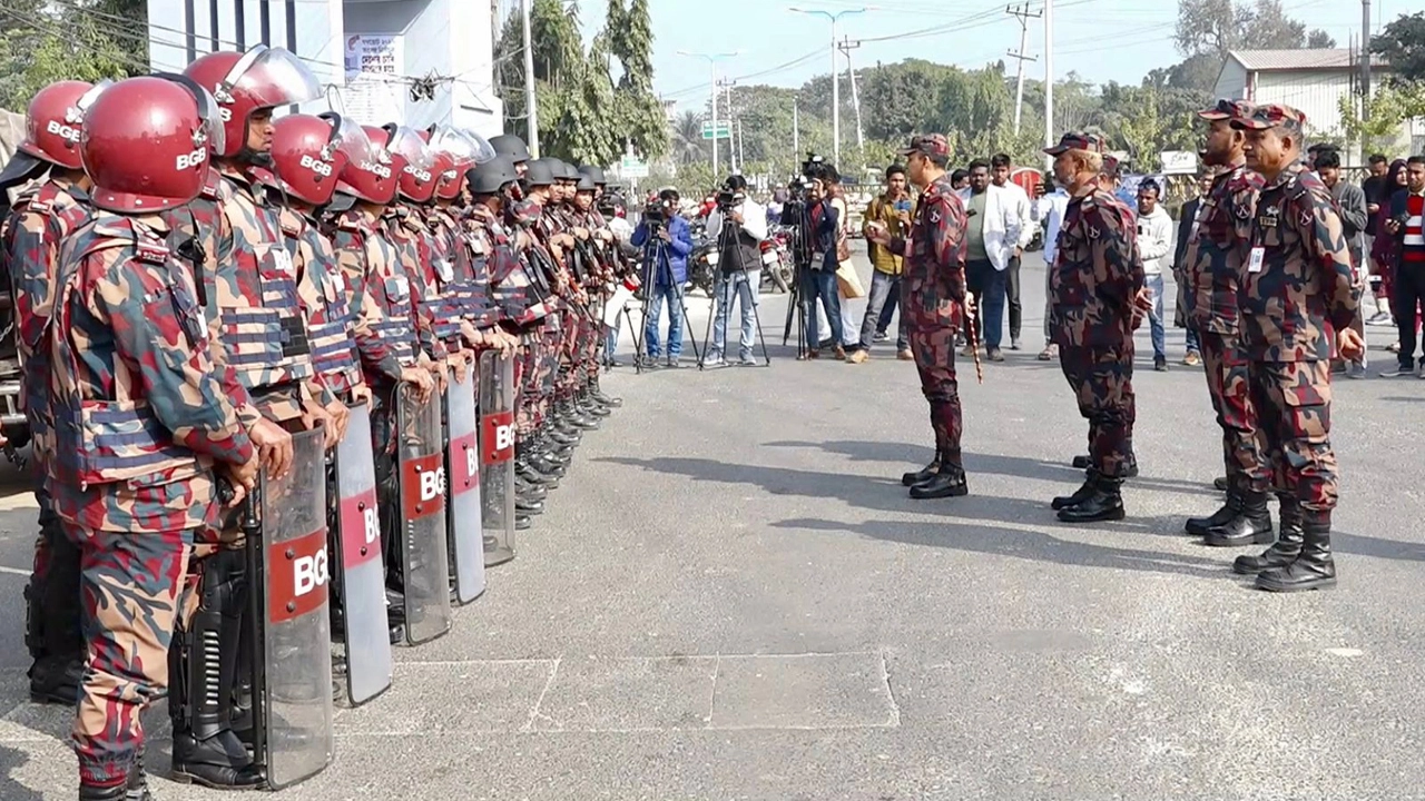 জাতীয় নির্বাচন ঘিরে রাজশাহী সীমান্তে নিরাপত্তা জোরদার