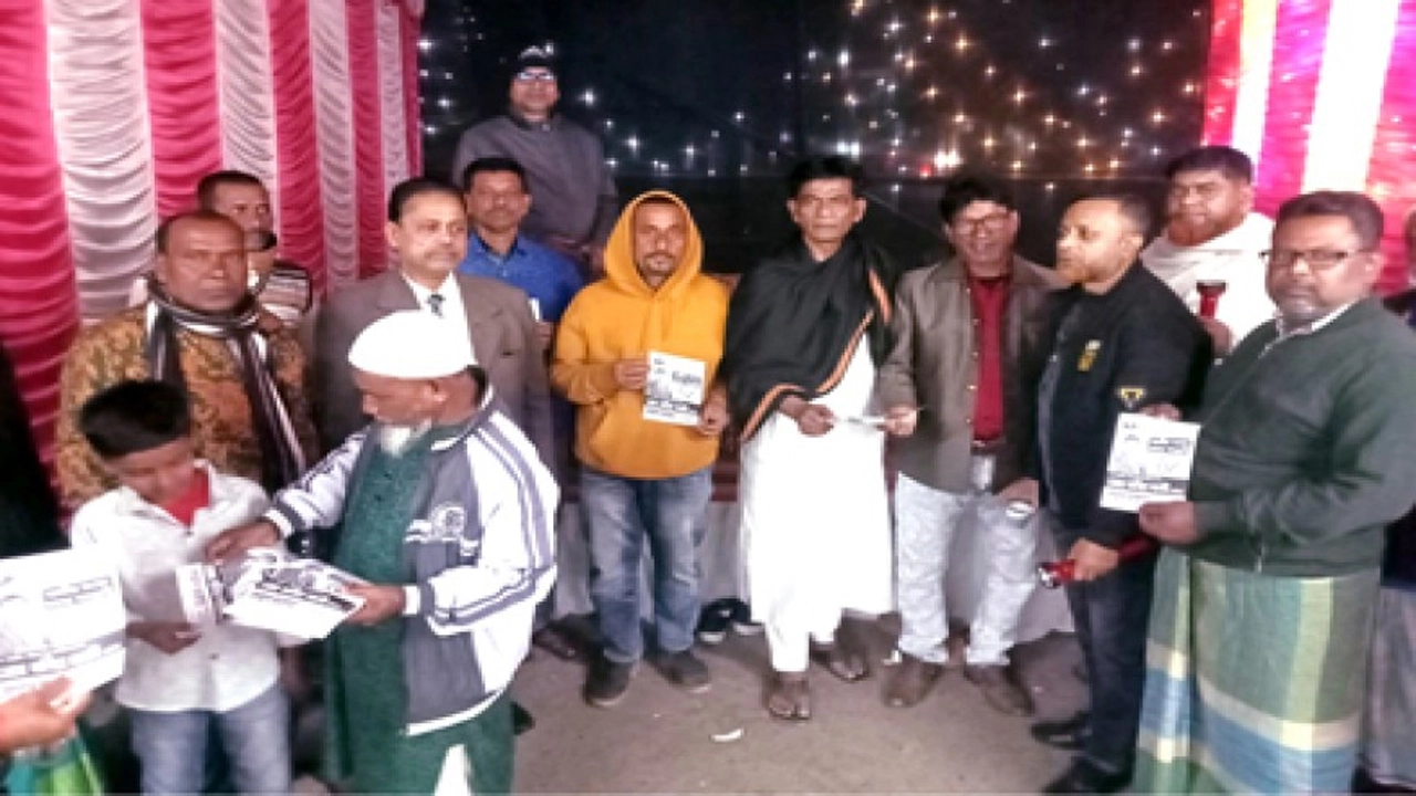 যশোর শহরে লাঙ্গলের প্রার্থী খবির গাজীর ব্যাপক গণসংযোগ