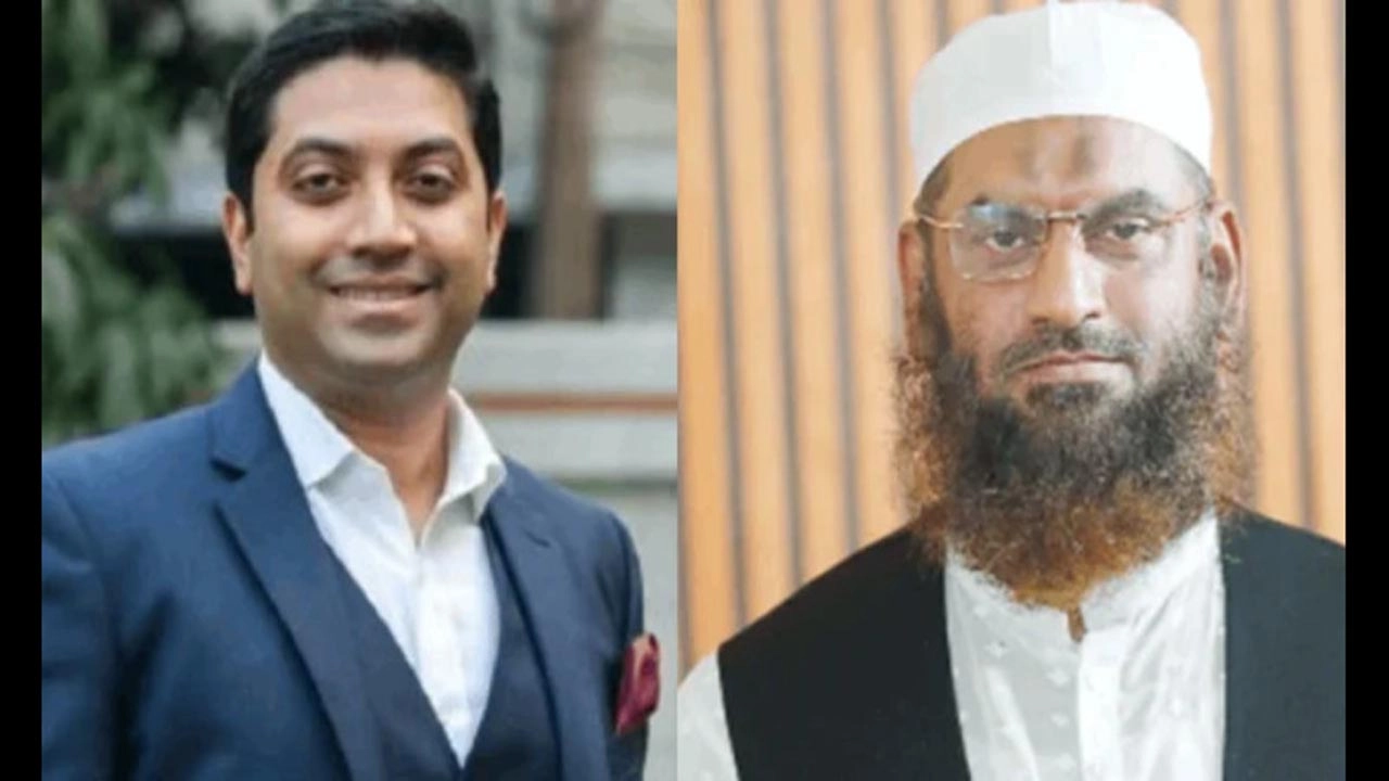 বিএনপি  প্রার্থী ববি হাজ্জাজ এবং জামায়াত ইসলামী প্রার্থী মাওলানা মামুনুল হক। ছবি: সংগৃহীত