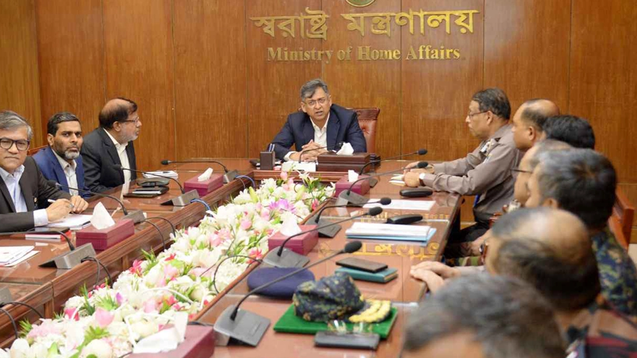 নবনিযুক্ত স্বরাষ্ট্র মন্ত্রী সালাহউদ্দিন আহমদ।