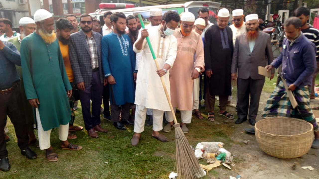 নড়াইল জেলা হাসপাতালে মাসব্যাপী পরিচ্ছন্নতা কার্যক্রম শুরু
