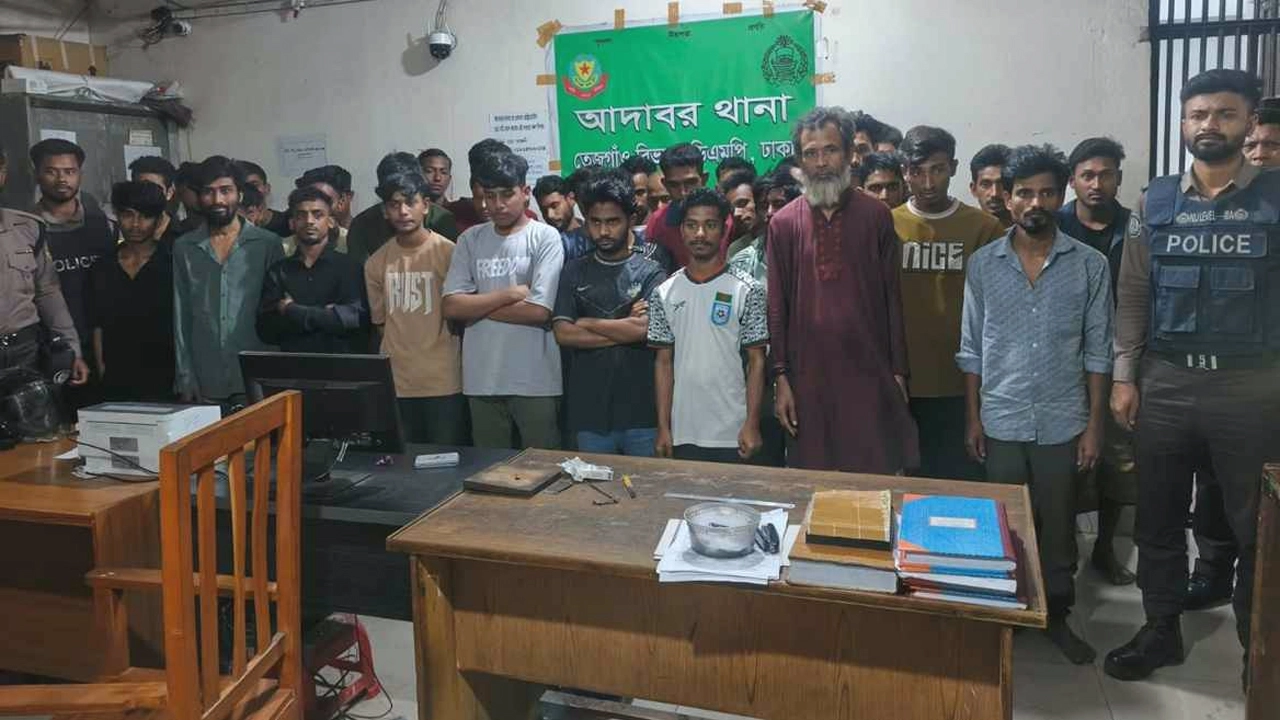 মোহাম্মদপুর-আদাবরে বিশেষ অভিযান, আটক ১০০