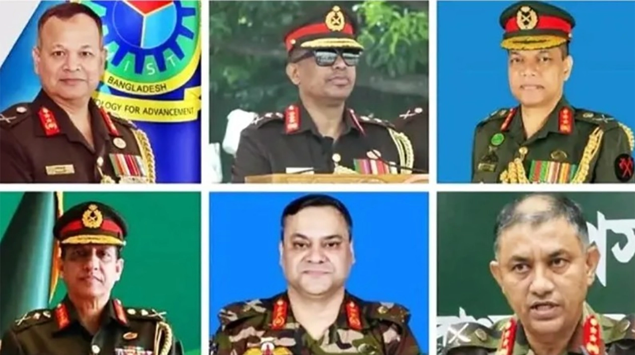 বাংলাদেশ সেনাবাহিনীতে ৬ গুরুত্বপূর্ণ পদে রদবদল
