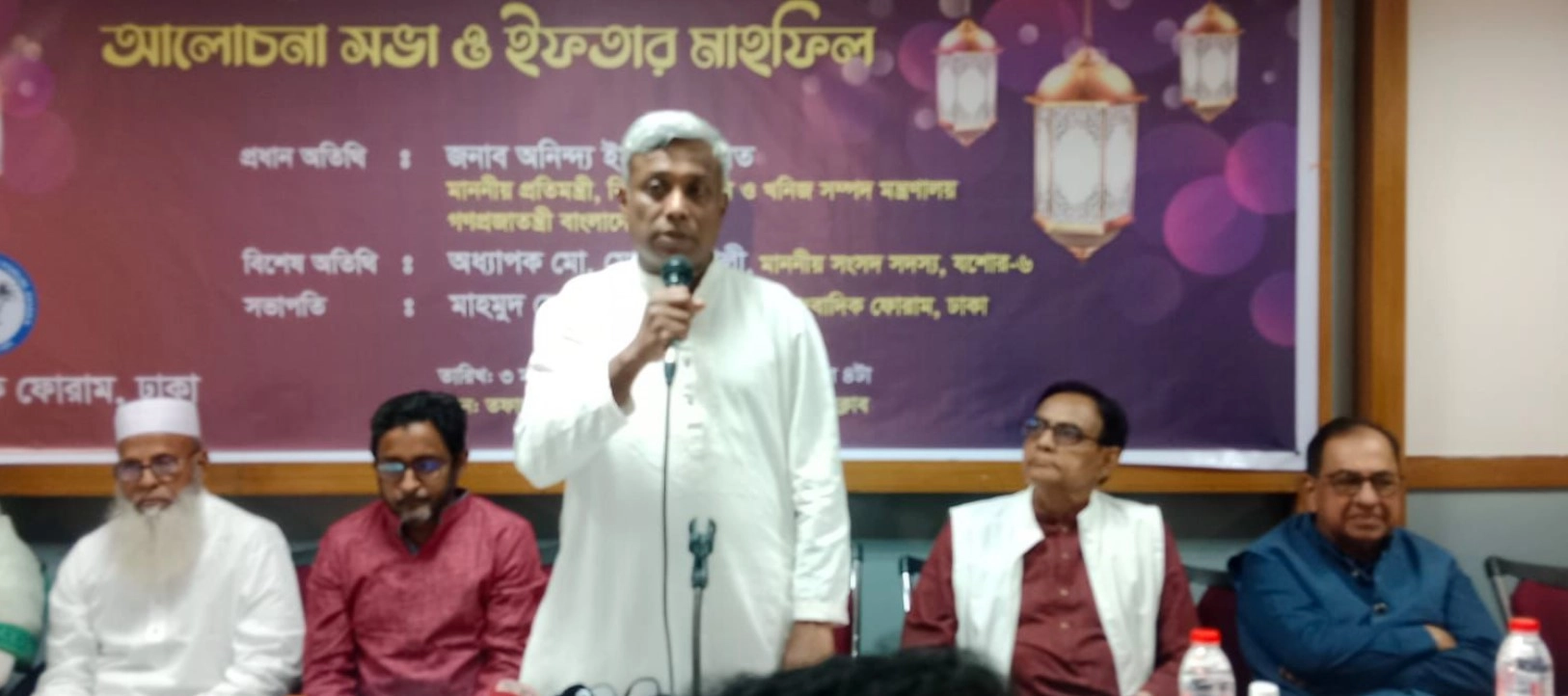 বিদ্যুৎ, জ্বালানি ও খনিজ সম্পদ প্রতিমন্ত্রী ও বিএনপির খুলনা বিভাগীয় ভারপ্রাপ্ত সাংগঠনিক সম্পাদক অনিন্দ্য ইসলাম অমিত