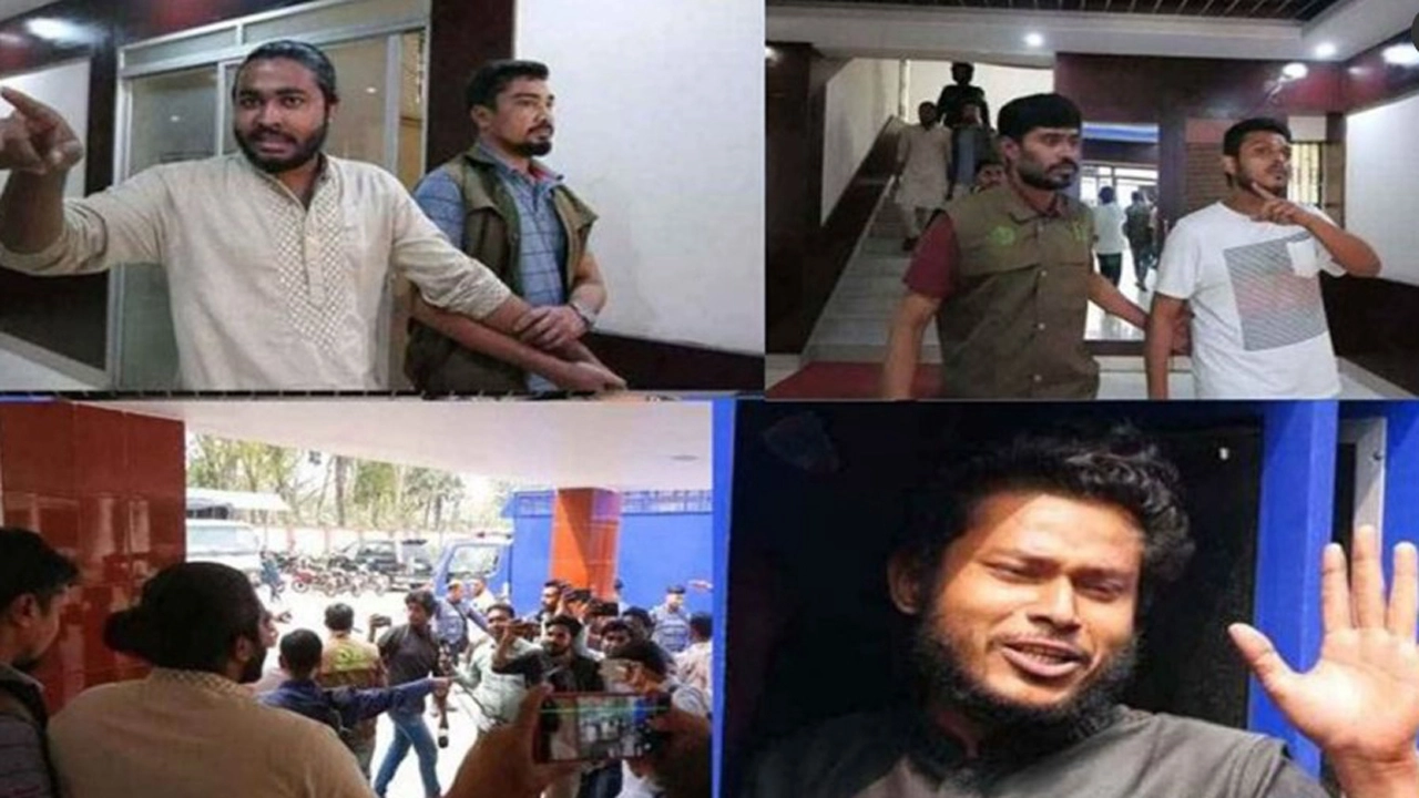 ঝিনাইদহে বাসে অগ্নিসংযোগ ও তেল পাম্পে ভাঙচুরেরর মামলায় বৈষম্যবিরোধী ছাত্র আন্দোলনের সাত ছাত্র নেতা আটক। ছবি: সংগৃহীত