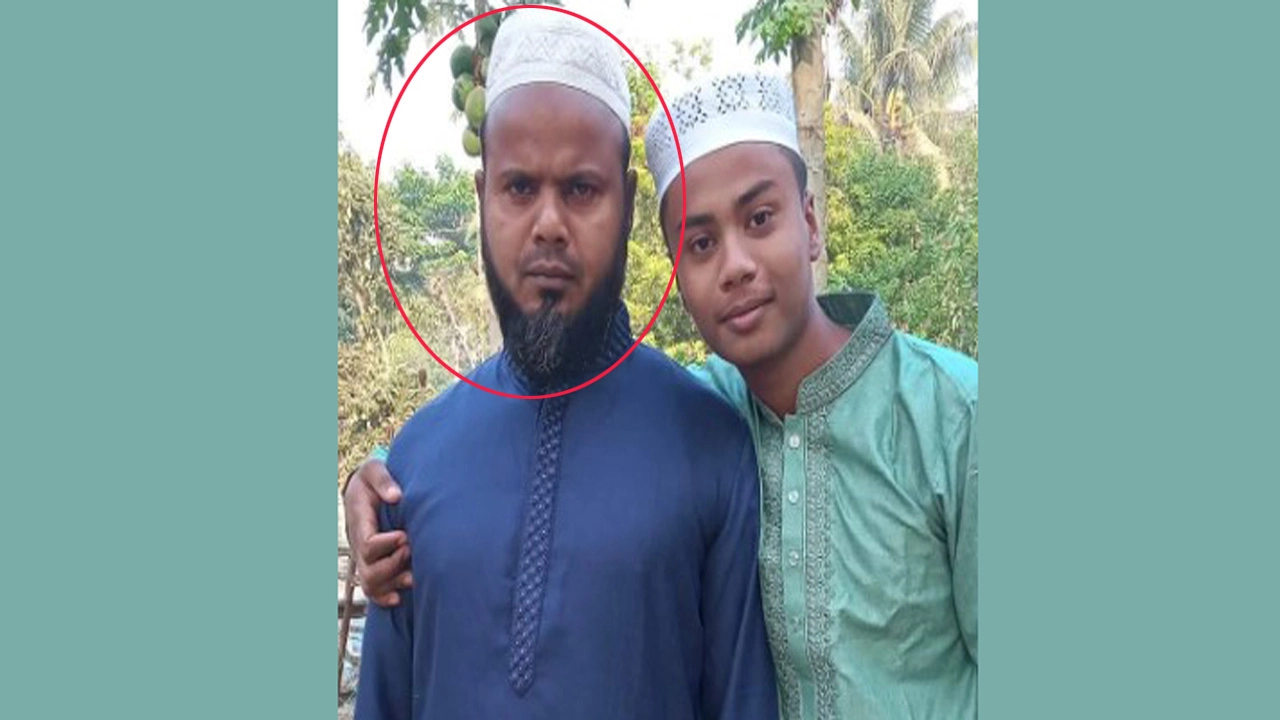 পাঁচবাড়িয়া বেলতলায় দুই মোটরসাইকেলের সংঘর্ষে আব্দুর রশিদ নিহত। ছবি: গ্রামের কাগজ
