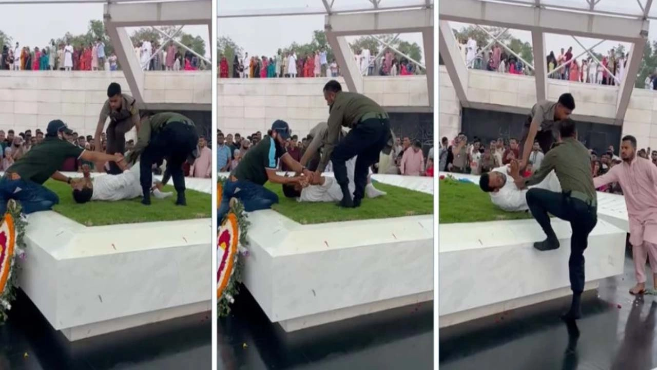 ঈদের দিন রাজধানীর জিয়া উদ্যানে এক তরুণ আত্মহত্যার চেষ্টা। ছবি: সংগৃহীত