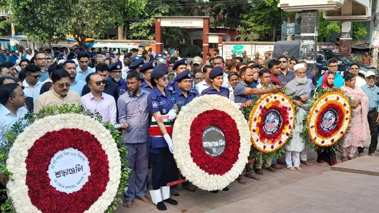 মাগুরায় ২৫ মার্চ গণহত্যা দিবস পালিত