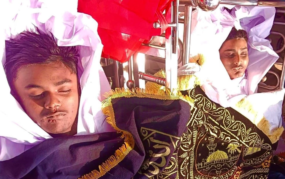নিহত তৌহিদ ও আপন । ছবি : প্রতিনিধি
