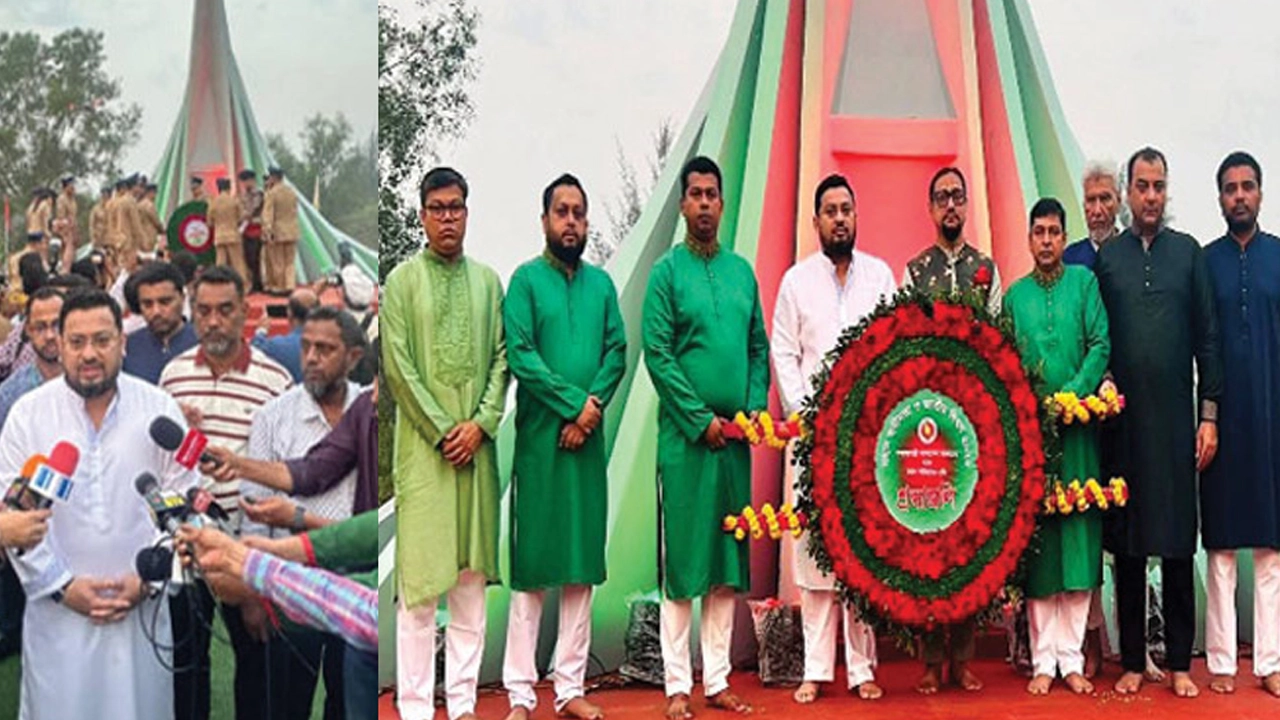 চট্টগ্রামে স্মৃতিসৌধে শহীদদের প্রতি শ্রদ্ধা