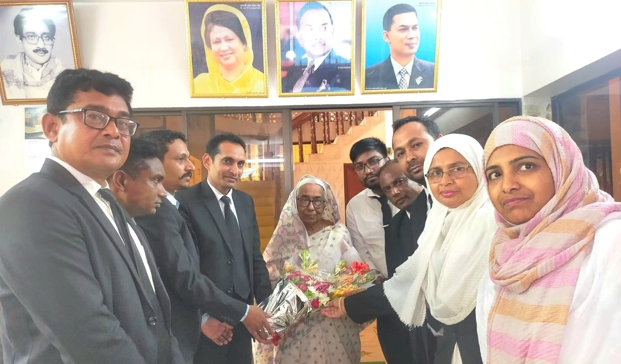 বিএনপির ভাইস চেয়ারম্যান শিক্ষাবিদ অধ্যাপক নার্গিস বেগম । ছবি-গ্রামের কাগজ