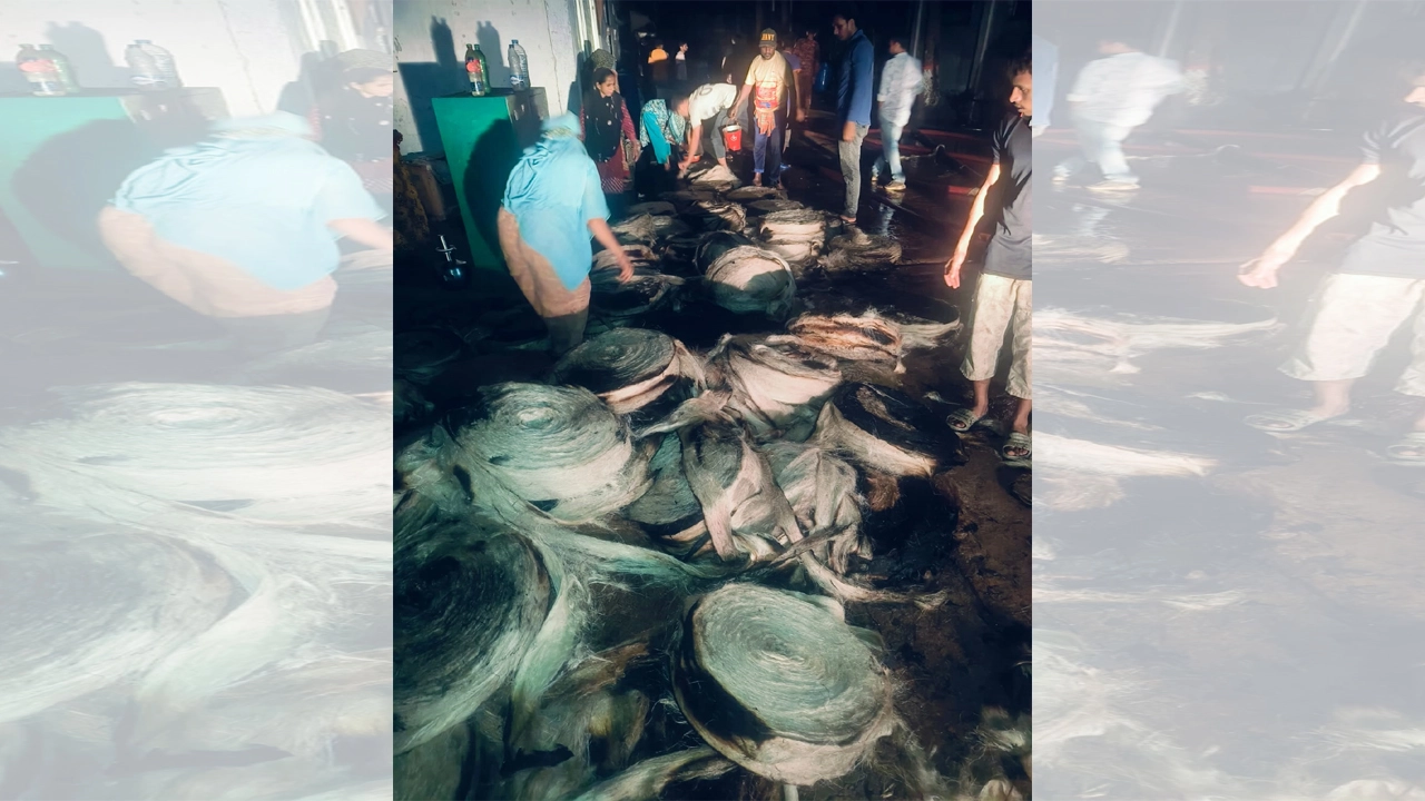 নওয়াপাড়া জুট মিলে অগ্নিকাণ্ড, ৩৫ লাখ টাকার ক্ষয়ক্ষতি