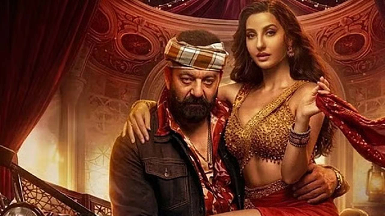 সঞ্জয় দত্ত ও নোরা ফাতেহি। ছবি: সংগৃহীত