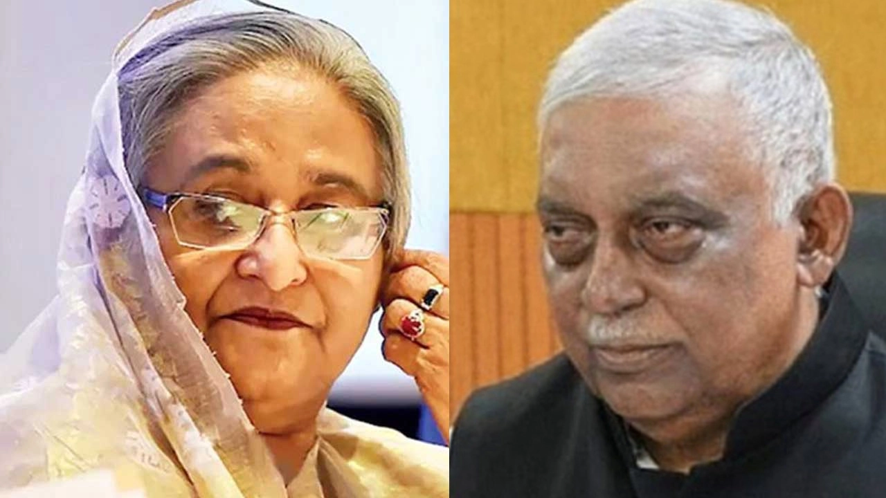 শেখ হাসিনা ও আসাদুজ্জামান খান কামাল