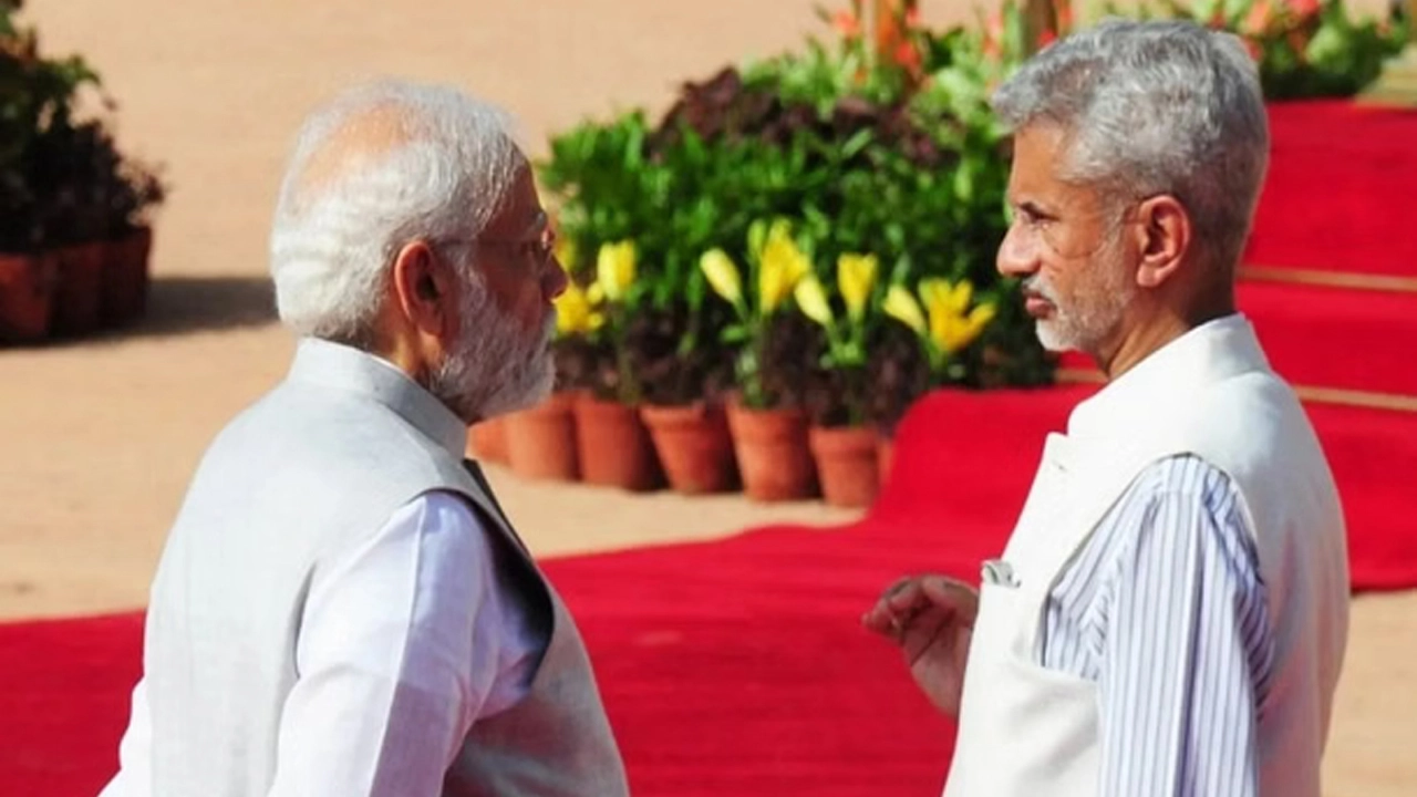 ভারতের প্রধানমন্ত্রী নরেন্দ্র মোদি ও পররাষ্ট্রমন্ত্রী জয়শংকর।