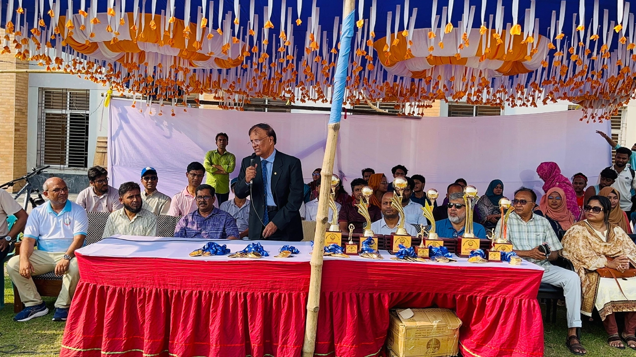 যবিপ্রবিতে বার্ষিক ক্রীড়া প্রতিযোগিতার পুরষ্কার বিতরণ