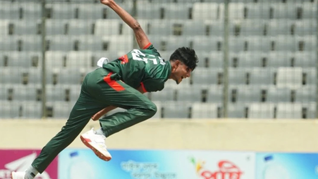 নাহিদ রানার গতির ঝড়ে কাঁপছে বিশ্ব ক্রিকেট