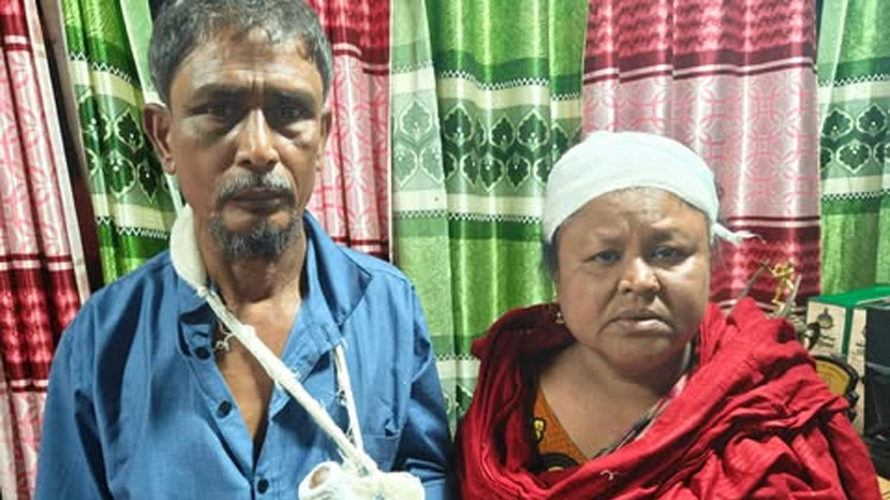 যশোরে স্বামী-স্ত্রীকে জখম