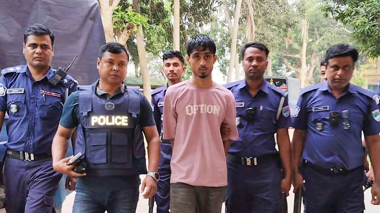 বেড়াতে এসে ঘুমন্ত স্ত্রীকে হত্যা, স্বামী আটক
