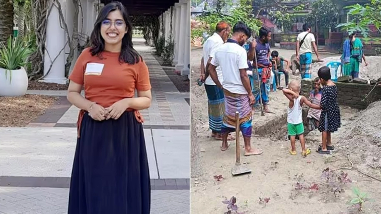 বৃষ্টির জানাজা আসরের পর, দাদা-দাদির কবরের পাশে দাফন