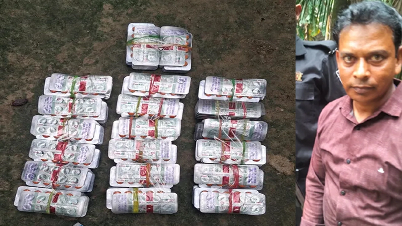 যশোরে দুই হাজার পিছ ট্যাপেন্টাডলসহ যুবক আটক