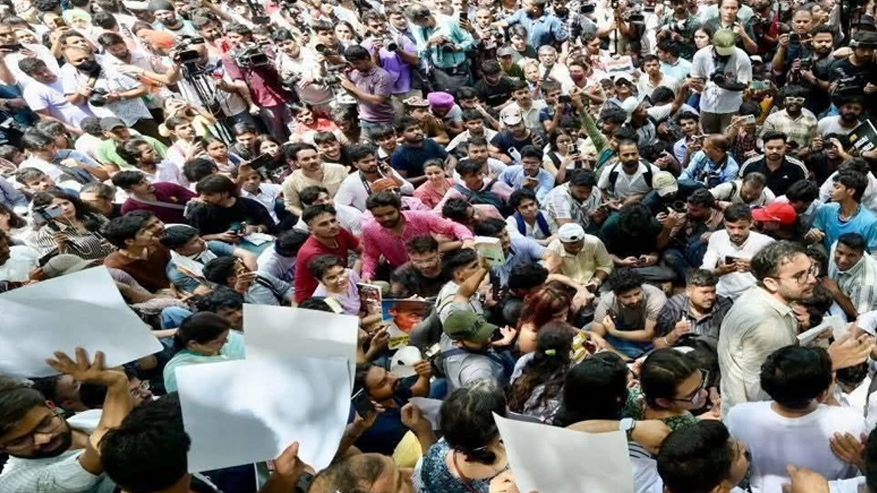 দিল্লির যন্তর মন্তরে সিজেপির বিক্ষোভ