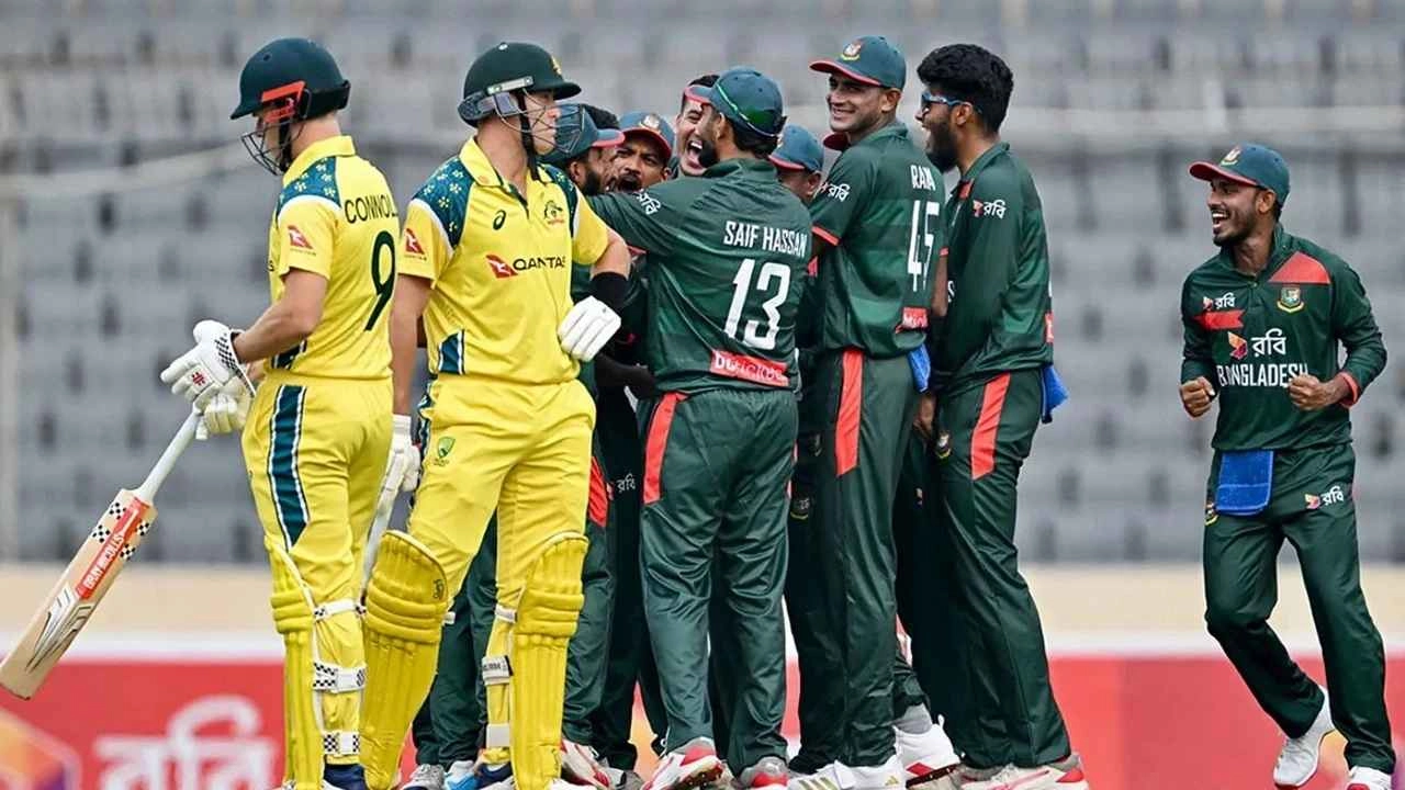 মিরপুরে অস্ট্রেলিয়ার ব্যাটিং ধস: বাংলাদেশের রেকর্ড বোলিং আক্রমণ