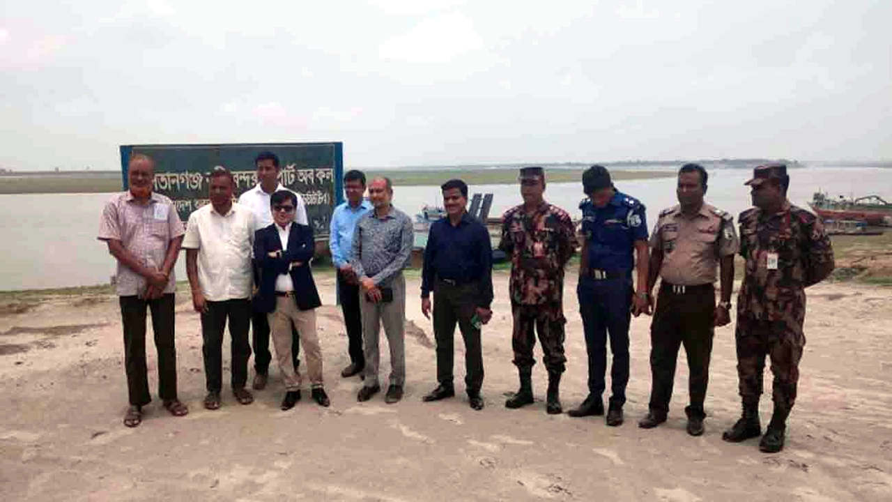গোদাগাড়ীর সুলতানগঞ্জের নৌবন্দর পরিদর্শন, বন্দর চালুর সুপারিশ করবে বিআইডব্লিউটিএ