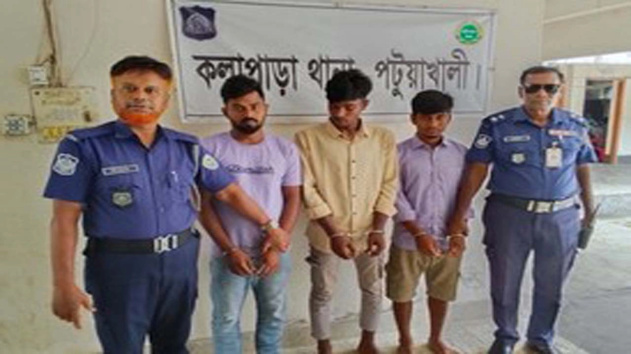অটোচালক অপহরণ করে ৫ লাখ টাকা মুক্তিপণ দাবি, ৩ অপহরণকারী গ্রেপ্তার