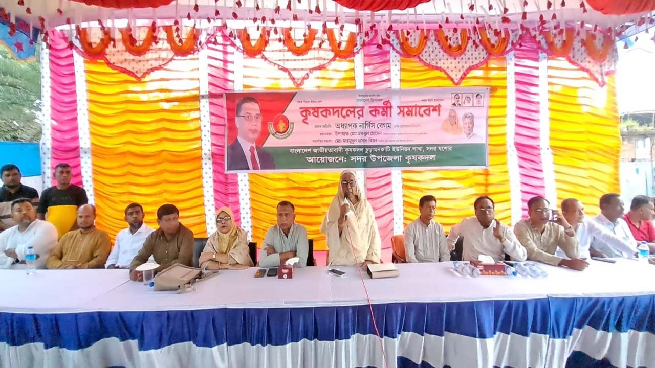 চুড়ামনকাটিতে কৃষক দলের কর্মী সমাবেশ