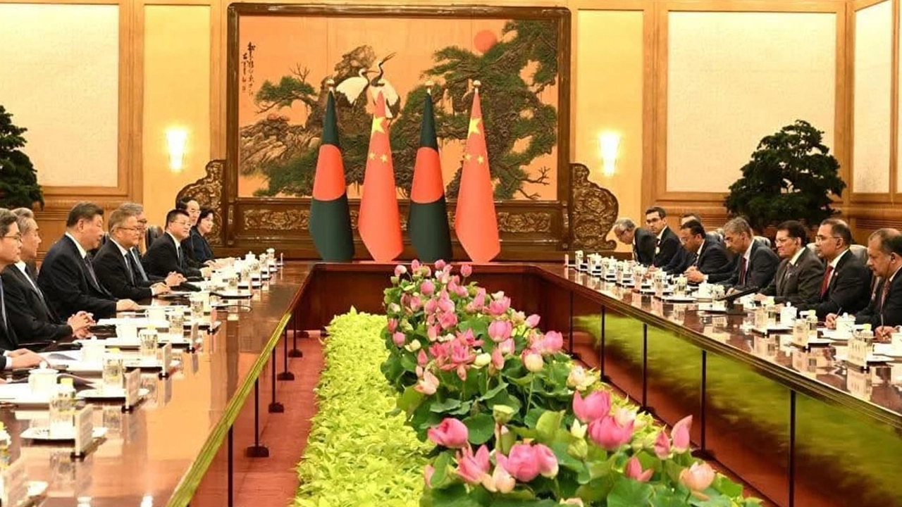 চীনের সঙ্গে বাংলাদেশের ১৭ সমঝোতায় স্বাক্ষর