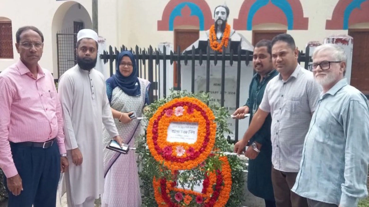 কেশবপুরে মাইকেল মধুসূদনের ১৫৩তম মৃত্যুবার্ষিকী পালিত